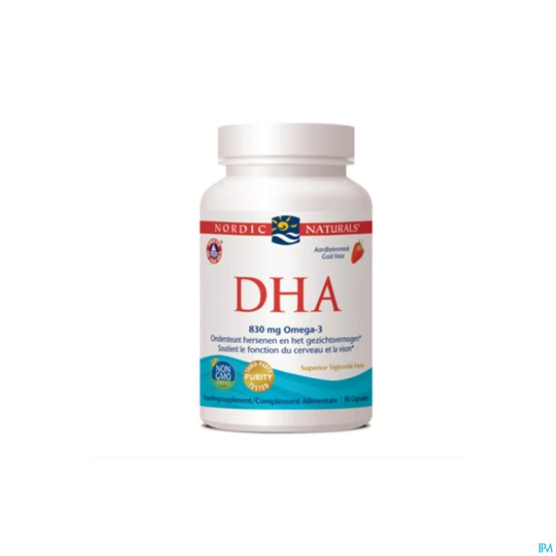 Dha omega 3 huile poisson soft caps 90