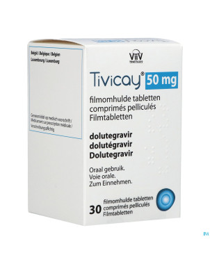Tivicay 50mg abacus comp pell  30 fl