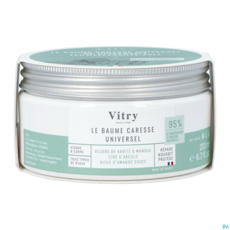 Vitry baume caresse univers. 95% orig.nat.pot200ml