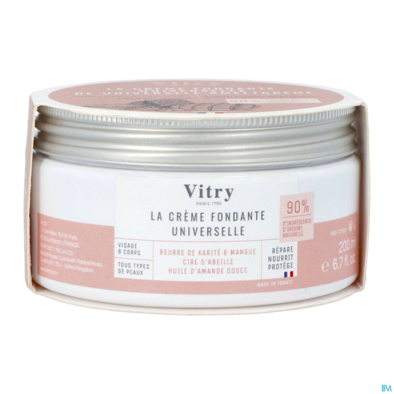 Vitry cr fondante univers. 90% orig.nat. pot 200ml