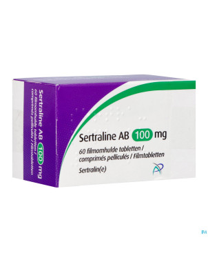 Sertraline ab 100mg comp pell  60