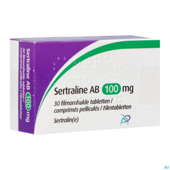 Sertraline ab 100mg comp pell  30