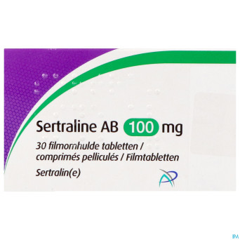 Sertraline ab 100mg comp pell  30
