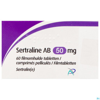Sertraline ab  50mg comp pell  60