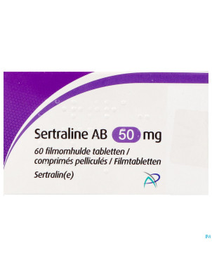 Sertraline ab  50mg comp pell  60