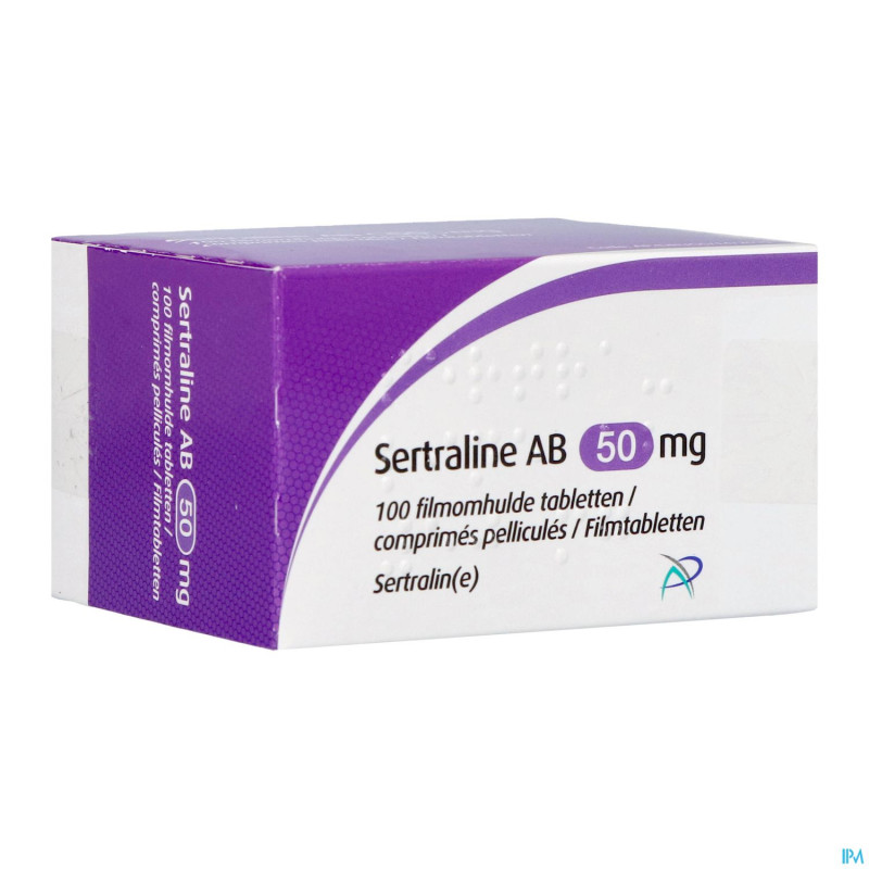 Sertraline ab  50mg comp pell 100