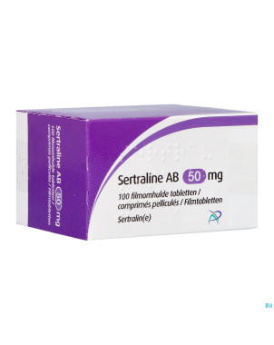 Sertraline ab  50mg comp pell 100