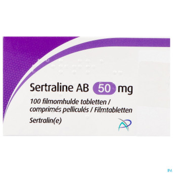 Sertraline ab  50mg comp pell 100