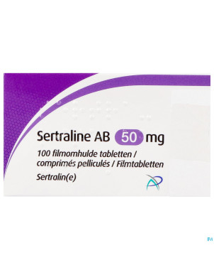 Sertraline ab  50mg comp pell 100