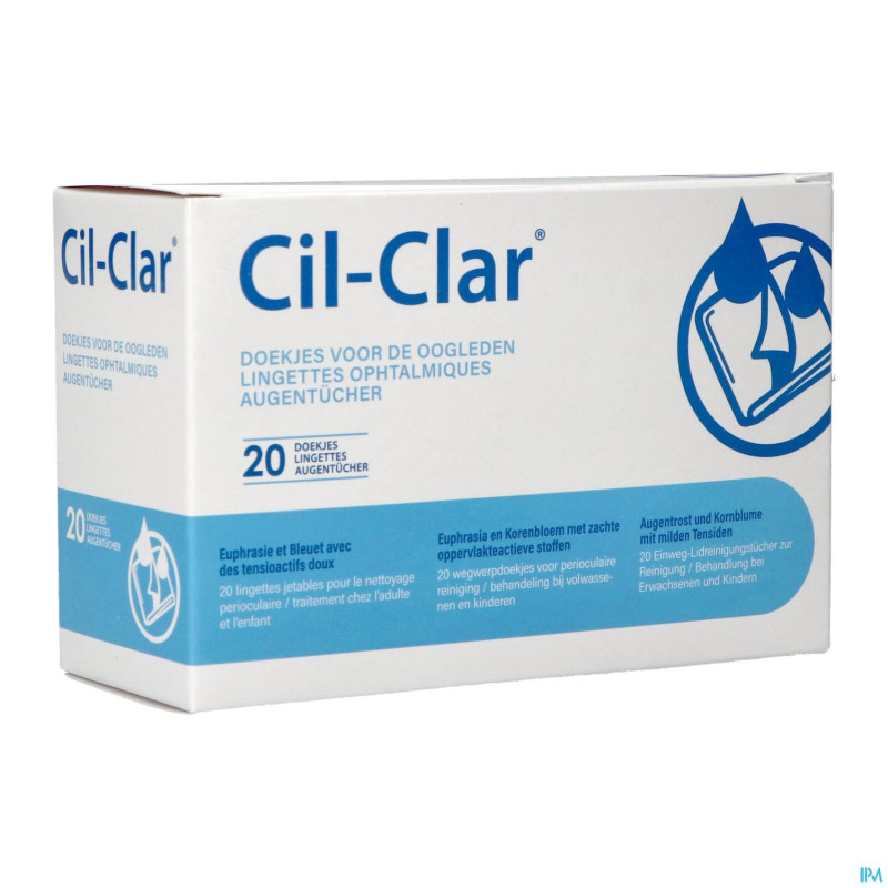 Cil-clar compresse paupieres 20