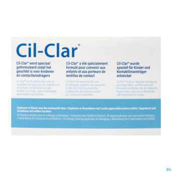 Cil-clar compresse paupieres 20