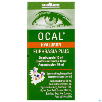 Ocal hyaluron euphrasia plus   10ml