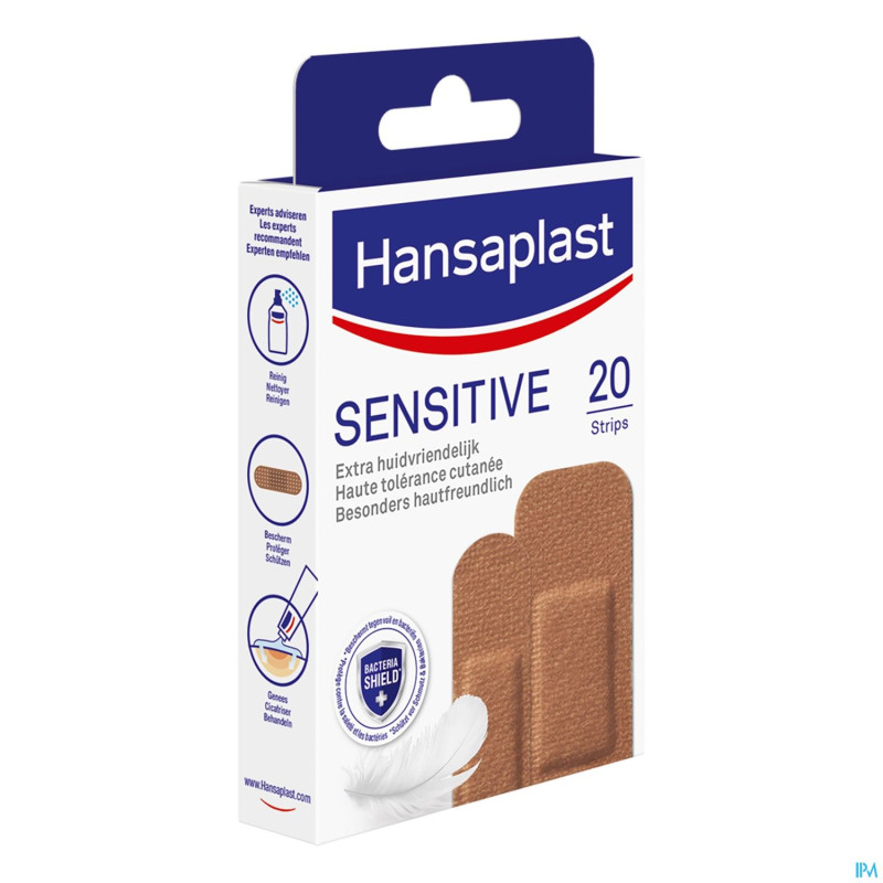 Hansaplast pansements sensitive medium 20