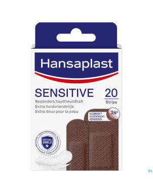 Hansaplast pansements sensitive dark 20