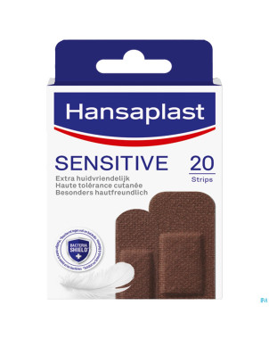 Hansaplast pansements sensitive dark 20