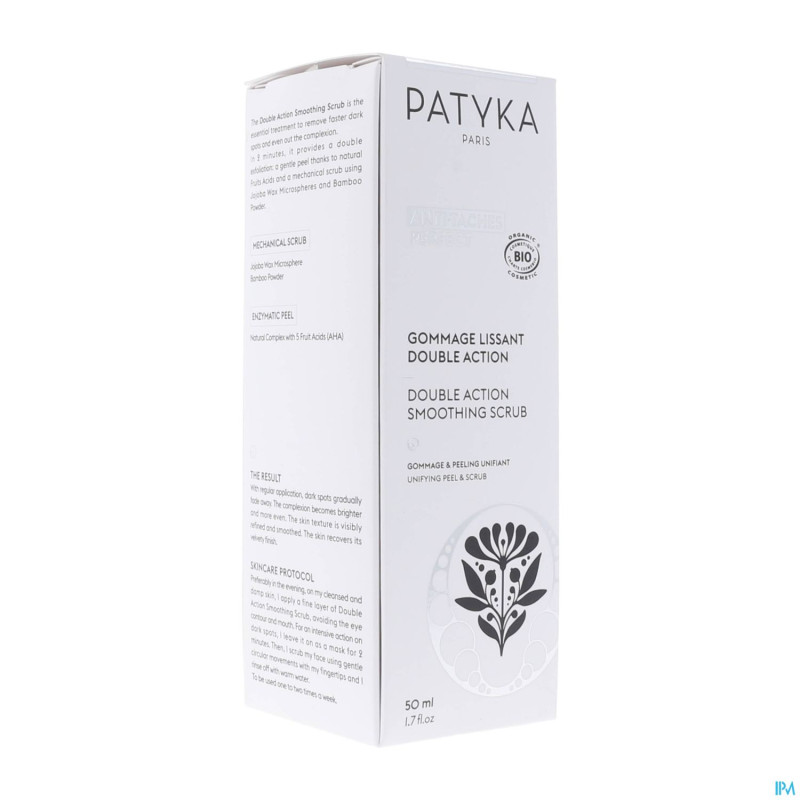 Patyka gommage lissant double action 50ml