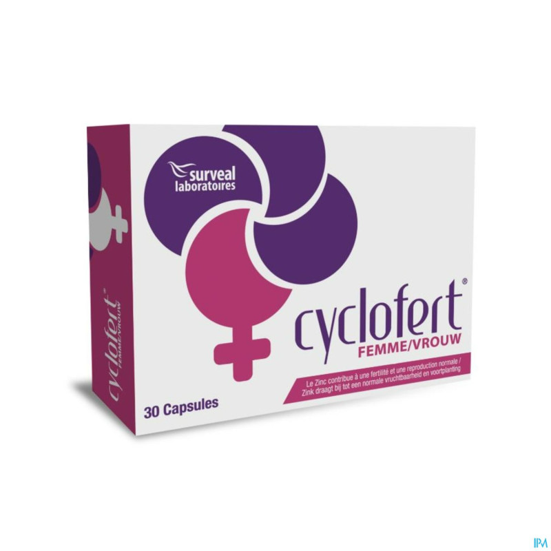 Cyclofert femme    caps 30