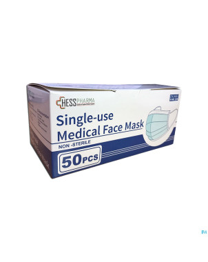 Masque chirurg. premium en14683 type iir 50