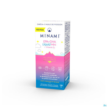 Minami epa+dha liquid mini + vit d3    fl 100ml