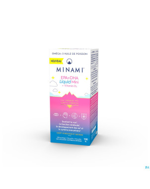 Minami epa+dha liquid mini + vit d3    fl 100ml