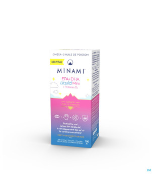 Minami epa+dha liquid mini + vit d3    fl 100ml