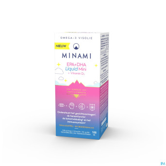 Minami epa+dha liquid mini + vit d3    fl 100ml