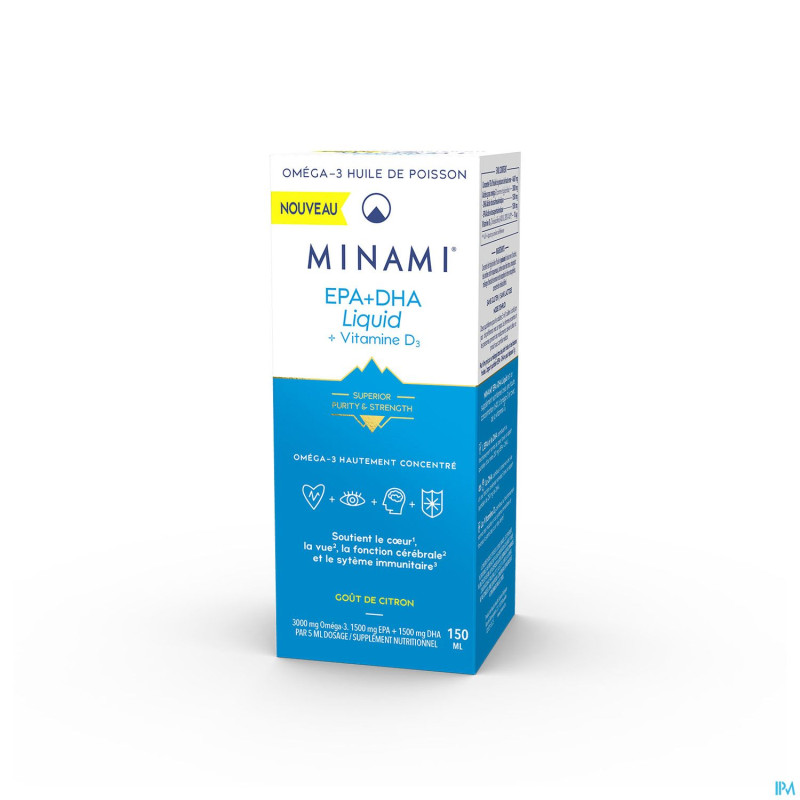 Minami epa+dha liquid + vit d3    fl 150ml