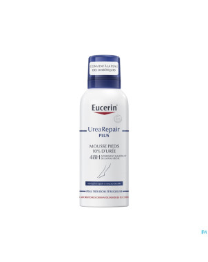 Eucerin urearepair plus mousse pieds 10%uree 150ml