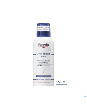 Eucerin urearepair plus mousse pieds 10%uree 150ml