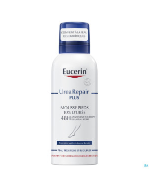 Eucerin urearepair plus mousse pieds 10%uree 150ml