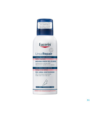 Eucerin urearepair plus mousse pieds 10%uree 150ml