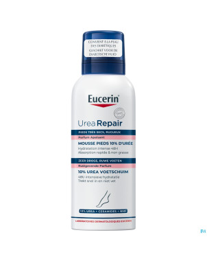 Eucerin urearepair plus mousse pieds 10%uree 150ml
