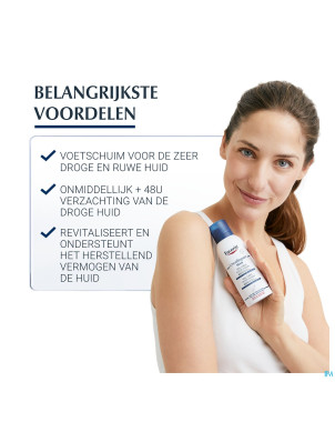 Eucerin urearepair plus mousse pieds 10%uree 150ml