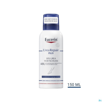 Eucerin urearepair plus mousse pieds 10%uree 150ml