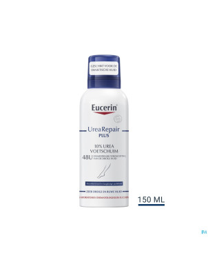 Eucerin urearepair plus mousse pieds 10%uree 150ml