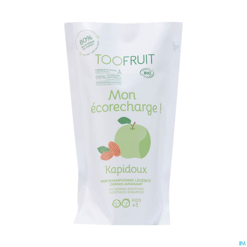 Kapidoux shampoo pomme vert aman.dce recharg.400ml