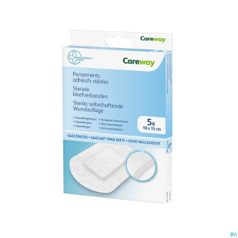 Careway pansements steriles 10cmx15cm    5