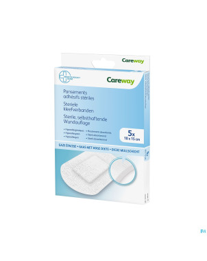 Careway pansements steriles 10cmx15cm    5