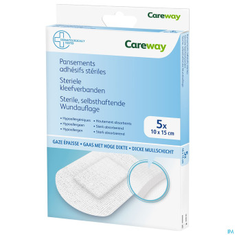 Careway pansements steriles 10cmx15cm    5