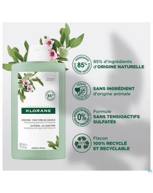 Klorane capil. sh gainant amande    200ml