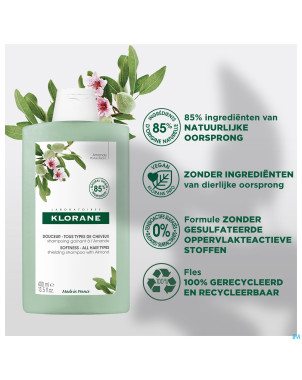 Klorane capil. sh gainant amande    400ml