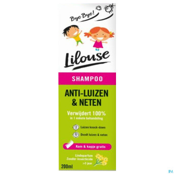 Lilouse shampoo a/poux lentes 200ml