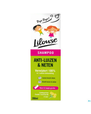 Lilouse shampoo a/poux lentes 200ml