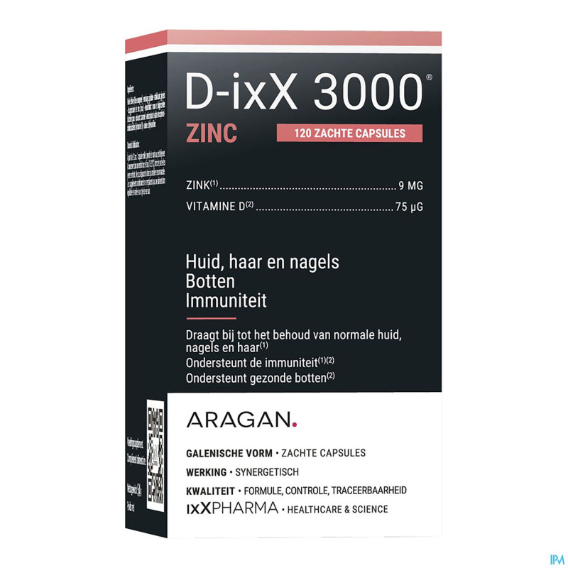 D-ixx 3000 zinc    softcaps 120