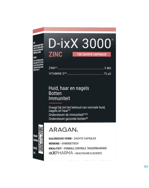 D-ixx 3000 zinc    softcaps 120