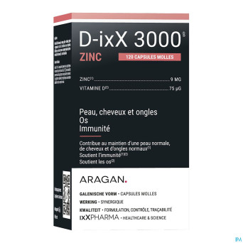 D-ixx 3000 zinc    softcaps 120