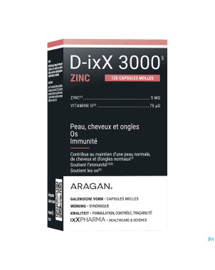 D-ixx 3000 zinc    softcaps 120