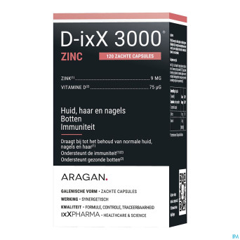 D-ixx 3000 zinc    softcaps 120