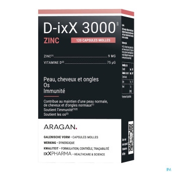 D-ixx 3000 zinc    softcaps 120