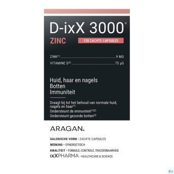 D-ixx 3000 zinc    softcaps 120